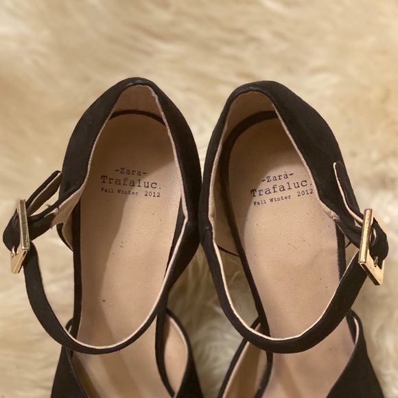 ZARA Suede Platform Heel - Picture 4 of 8